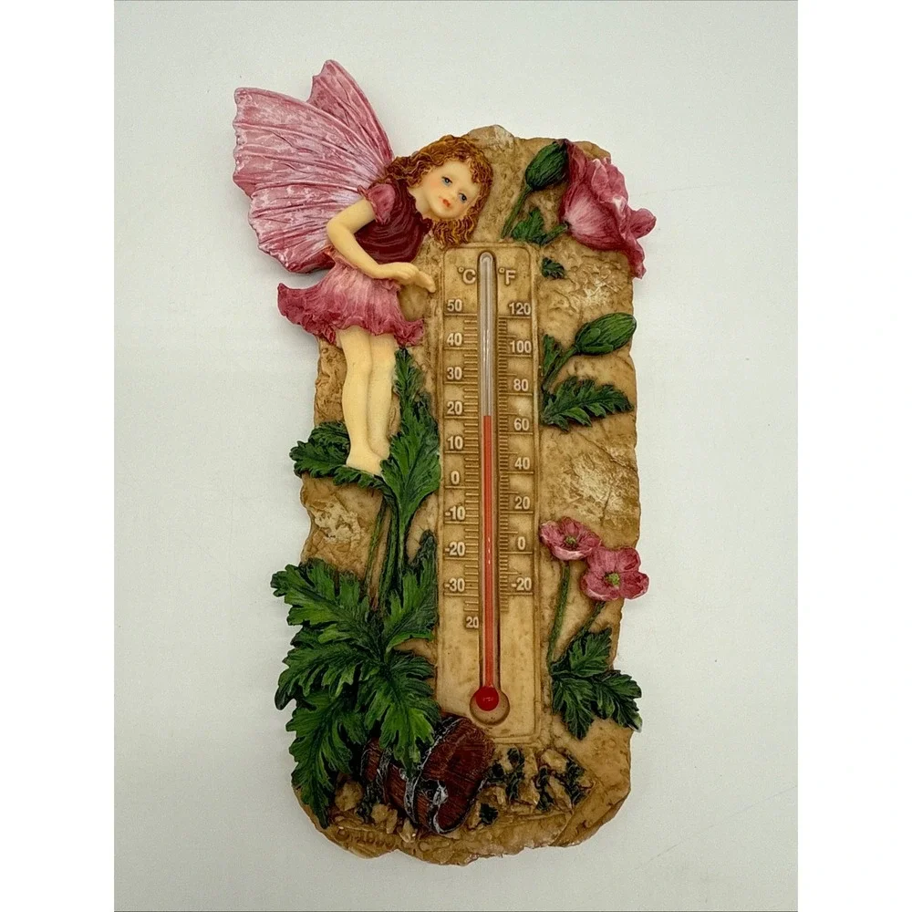 Vtg Fairy Blossoms Pink Dress‎ Brown Hair Girl 9